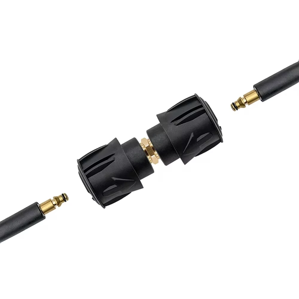 High Pressure Quick-Fitting for Gun and Power Washer Hose Extension Connector Compatible Karcher Hose to M22 14mm Female Fitting 5
