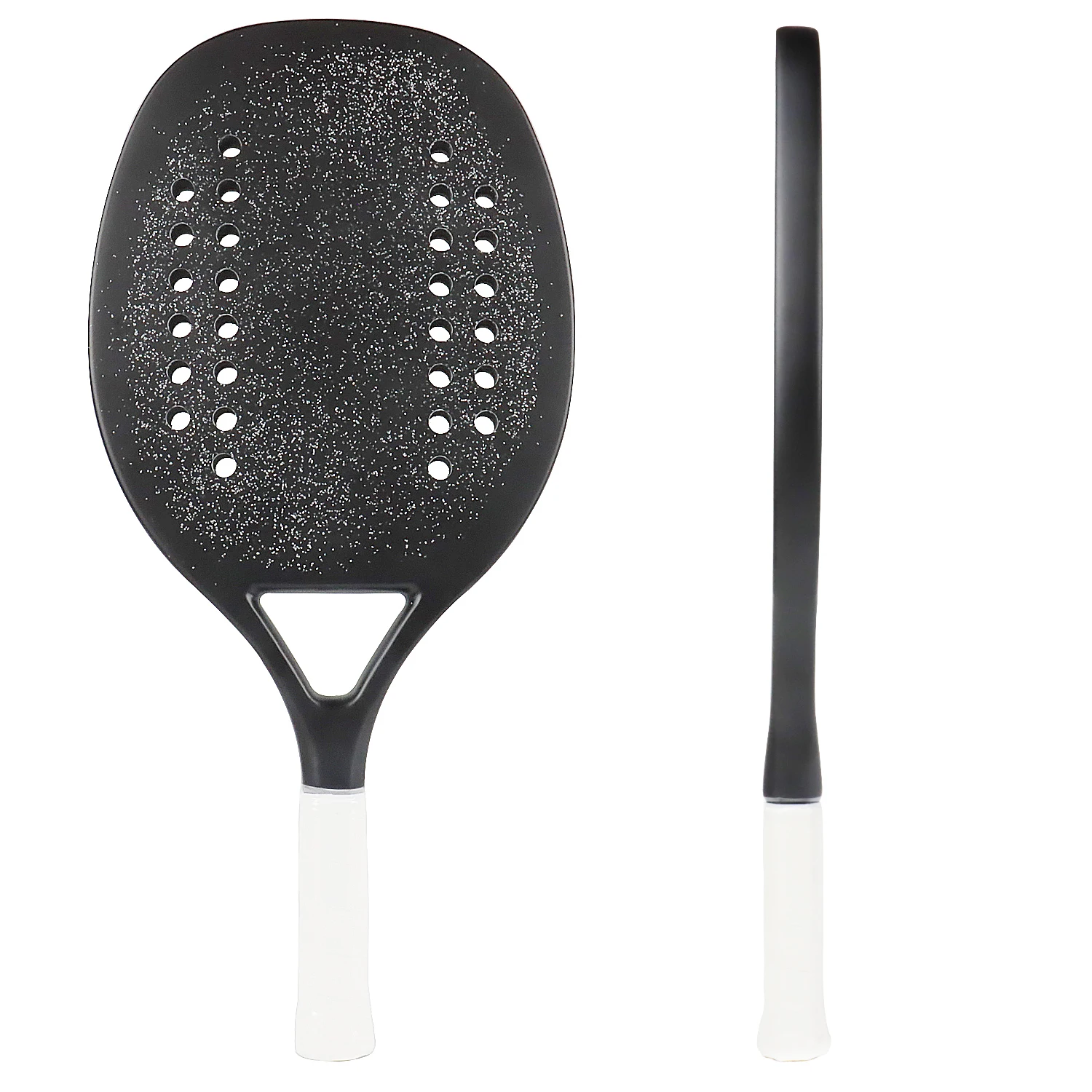 Lightweight Beach Tennis Racket Full Carbon Fiber for Beginner Frame Thickness for Beginner Players With Cover Set
