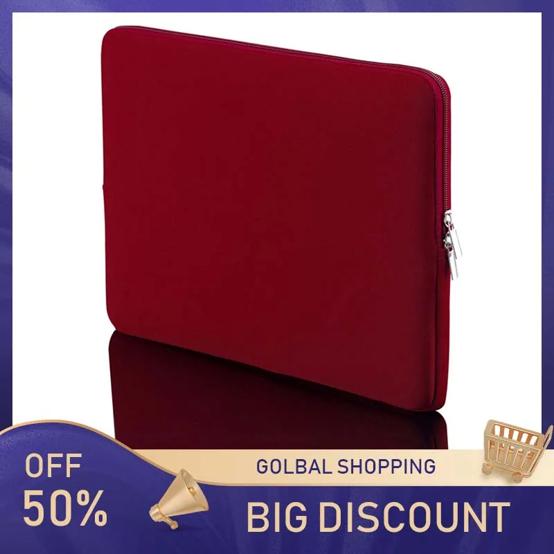 Laptop Case Bag Soft Cover Sleeve Pouch For 11''13''15'' Macbook Pro