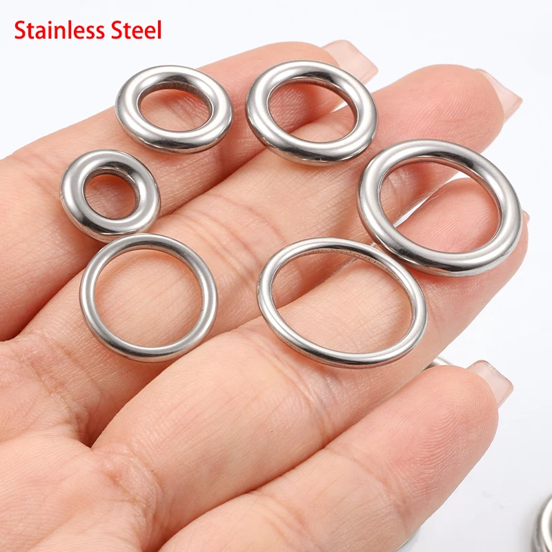 

Stainless Steel Split Rings Connector For Jewelry Making Supplies Single Loop Closed Ring DIY Bracelets Necklace Wholesale Bulk