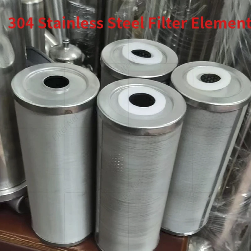 Filtro de Água do 304 Cartucho de Água do Alojamento Pode Ser Limpo Cor Reutilizado Resistente à Rosão 5um Aço Inoxidável
