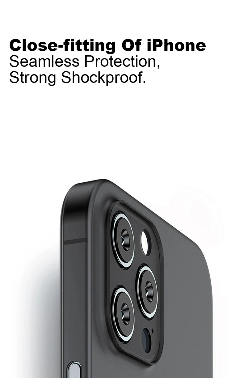 Ultra Dünne Telefon Fall Für Apple iPhone 13 Pro Max Matte Volle Zurück Abdeckung Für iPhone 11 12 13 mini 14 Pro X XR XS Max Fall – Detail 9