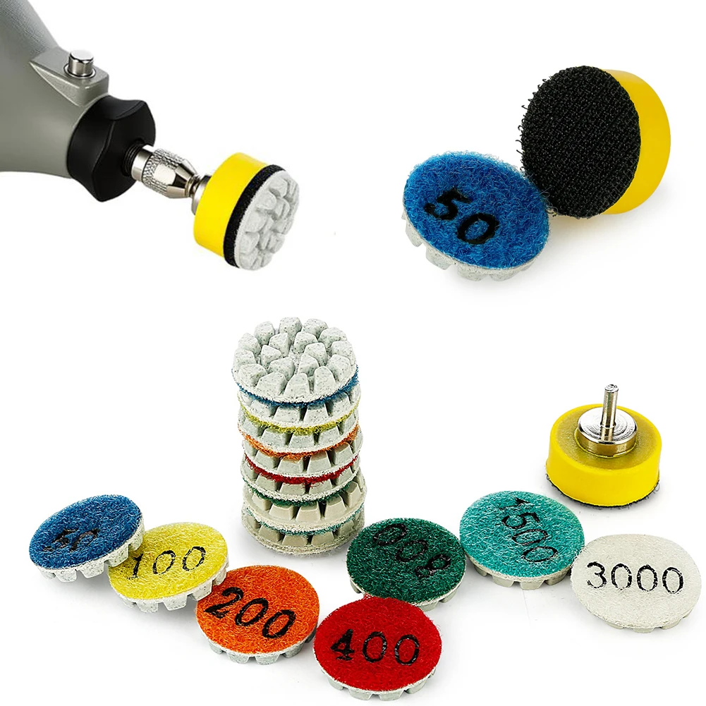 Polishing Pad 1pcs 1 Inch Wet Dry Grinding Disc For Marble Granite Concrete Power Tools Accessories