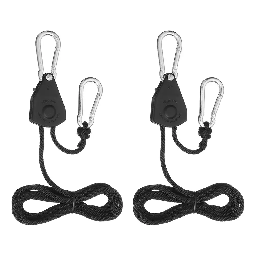 1/2/4pcs 1/8 Inch Heavy Duty Kayak Canoe Boat Lamp lanyard Rope Lock Tie Down Strap Pulley Ratchets