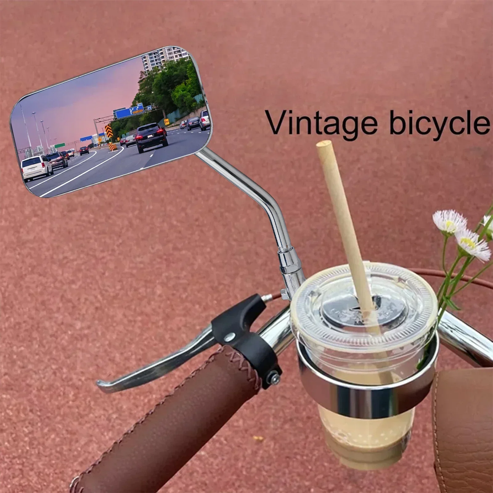 Manubrio Della Bicicletta Della Ctà, Bici Sopra Il Bello Backgr Vago Del Bokeh Image61051412