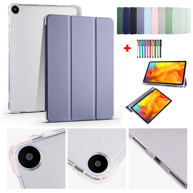 For Huawei MatePad SE 10.4 Case with Pen Holder Clear TPU Back Tablet Cover for Huawei MatePad SE AGS5-L09 Case 2022 10.4"_voghion.com