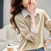 T-shirts Casual Commute Tops Women's Polo Baggy Female Tee Korean Style Clothing Y2k Fashion Sales Youthful Clothes Basic Pretty - Image 3