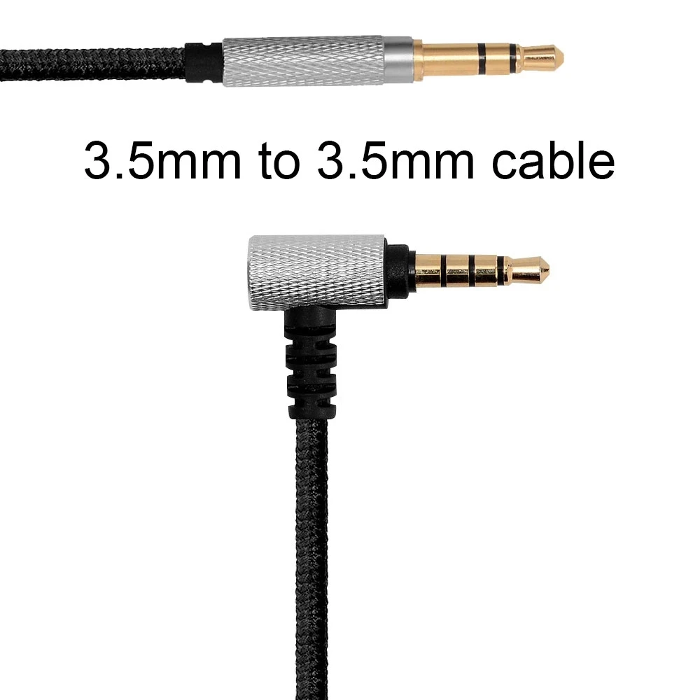 Cable for Philips Fidelio X2HR L2 SHP9600 SHP9500 SHP9500S Audio Cable Cord Aux Wire With Universal Microphone Remote