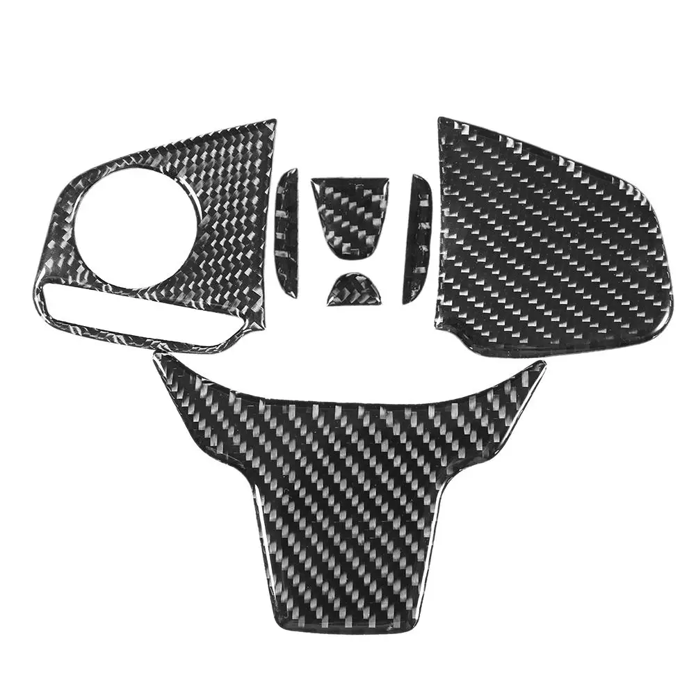 

Carbon Fiber Steering Wheel Button Switch Panel Trim Cover for Honda Civic 10th FC/FK 2016 19