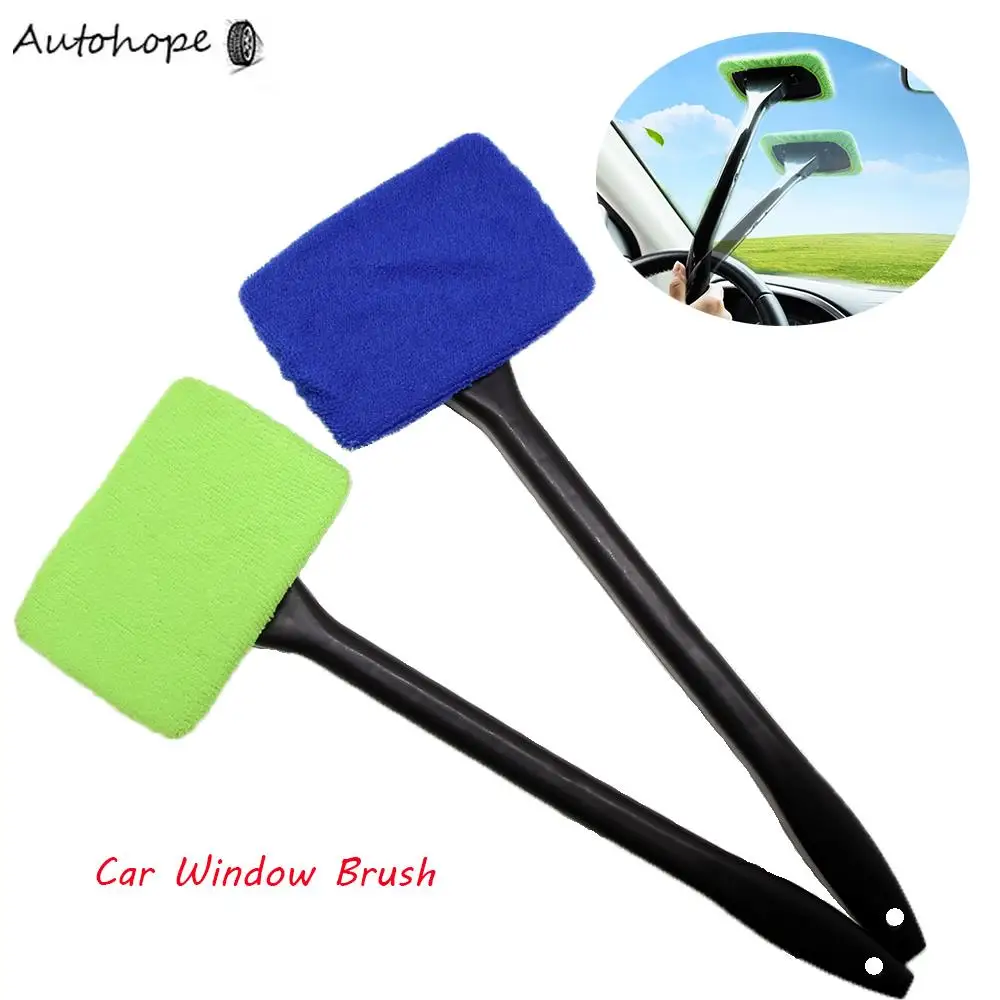 1pcCarWindowCleanerBrushKitWindshieldWiperAutoGlassWiperwithLongHandleCleaning