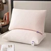 2025 new summer feather silk pillow cool Doudou ice silk pillow breathable mesh edge three-dimensional pillow core 4