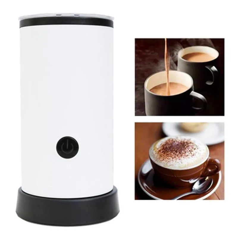 

Automatic Milk Frother Coffee Foamer Container Soft Foam Cappuccino Maker Electric Coffee Frother Milk Foamer Maker EU PLUG