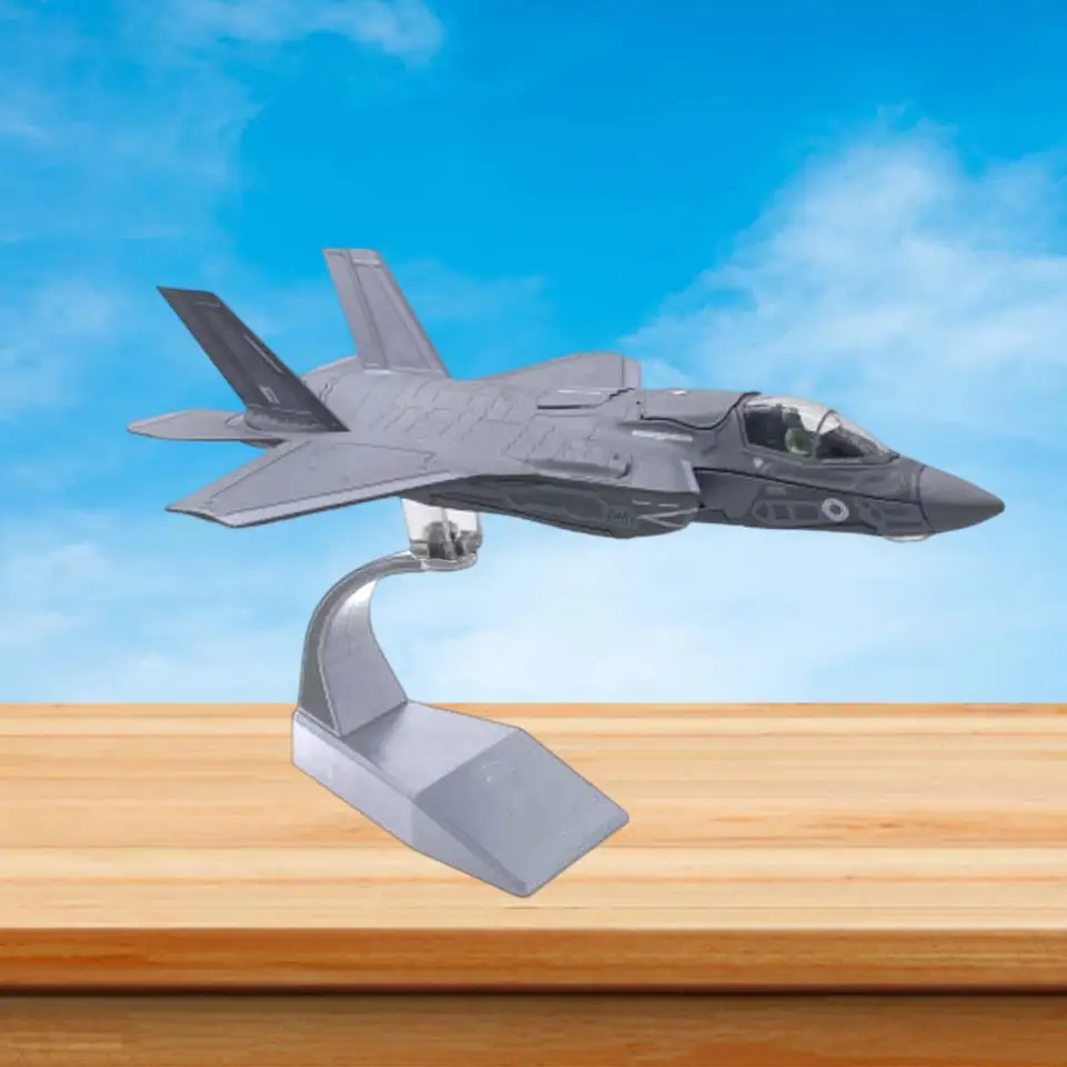 1/72 Scale F16D Fighter Model - Diecast Alloy Plane With Display Stand For Collection