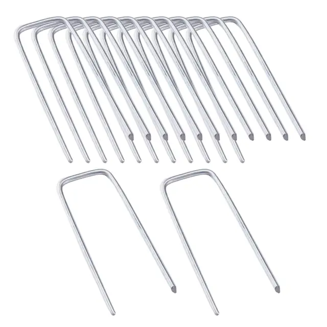 U Alakú Kerti Tétek Csapok Sátor Őrölt Sodrók Pins Udvari Tét Kapcsok A Kerítés Kerítésen Lévő Farm Gát - Image 6