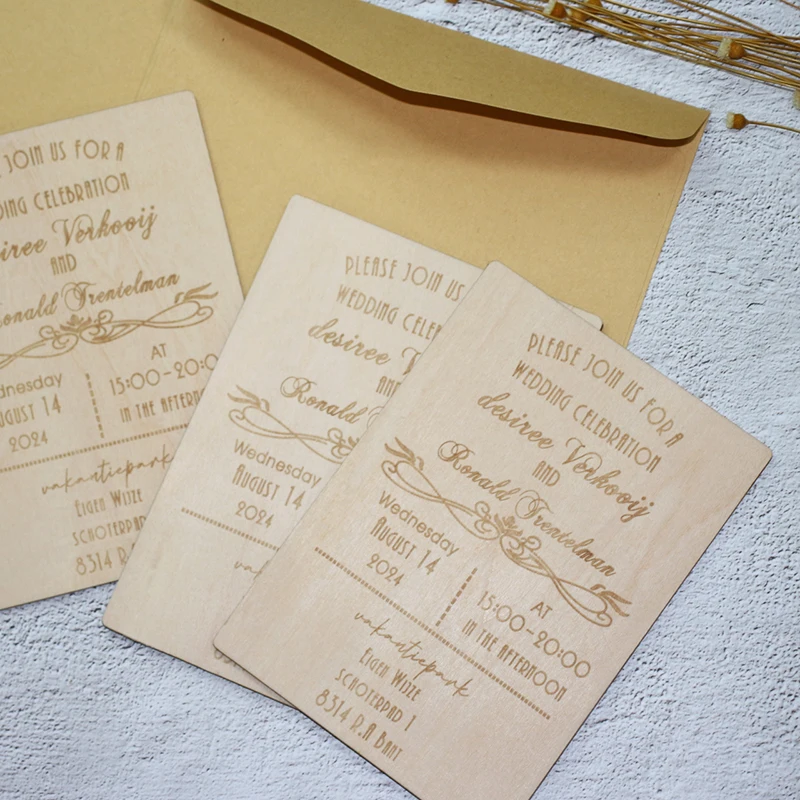 Wedding announcement, save the date invitation, rustic wedding wooden invitation,Personalized Wedding Gift