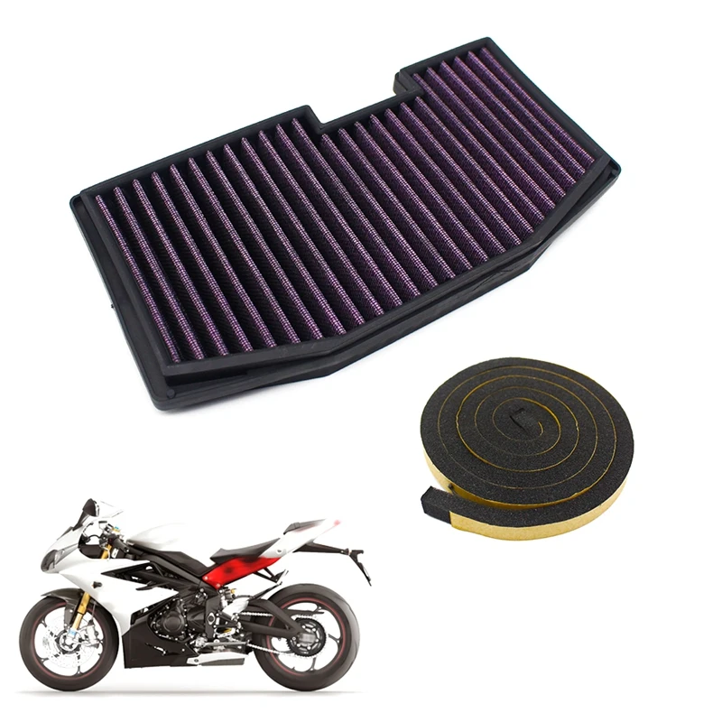 

Motorcycle Air Cleaner Filter Elements Replacement Parts Accessories Fit For Triumph Daytona 675 Daytona675 2013-2017