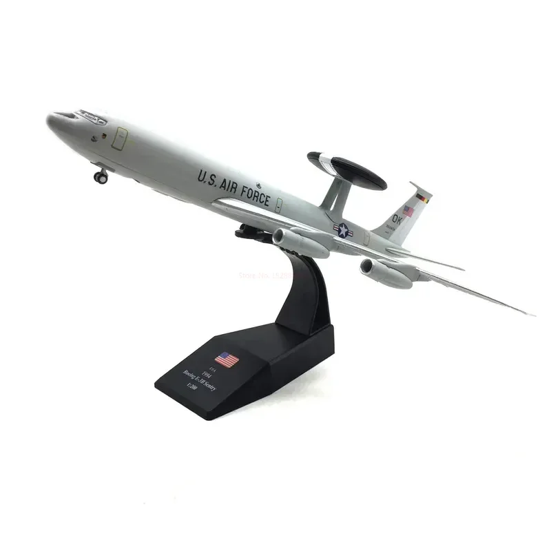 Simulation 1/200e-3 Sentry Awacs  E-3 Early Warning Aircraft Alloy Aircraft Model Children's Toy Plane Collectibles Decoration 3