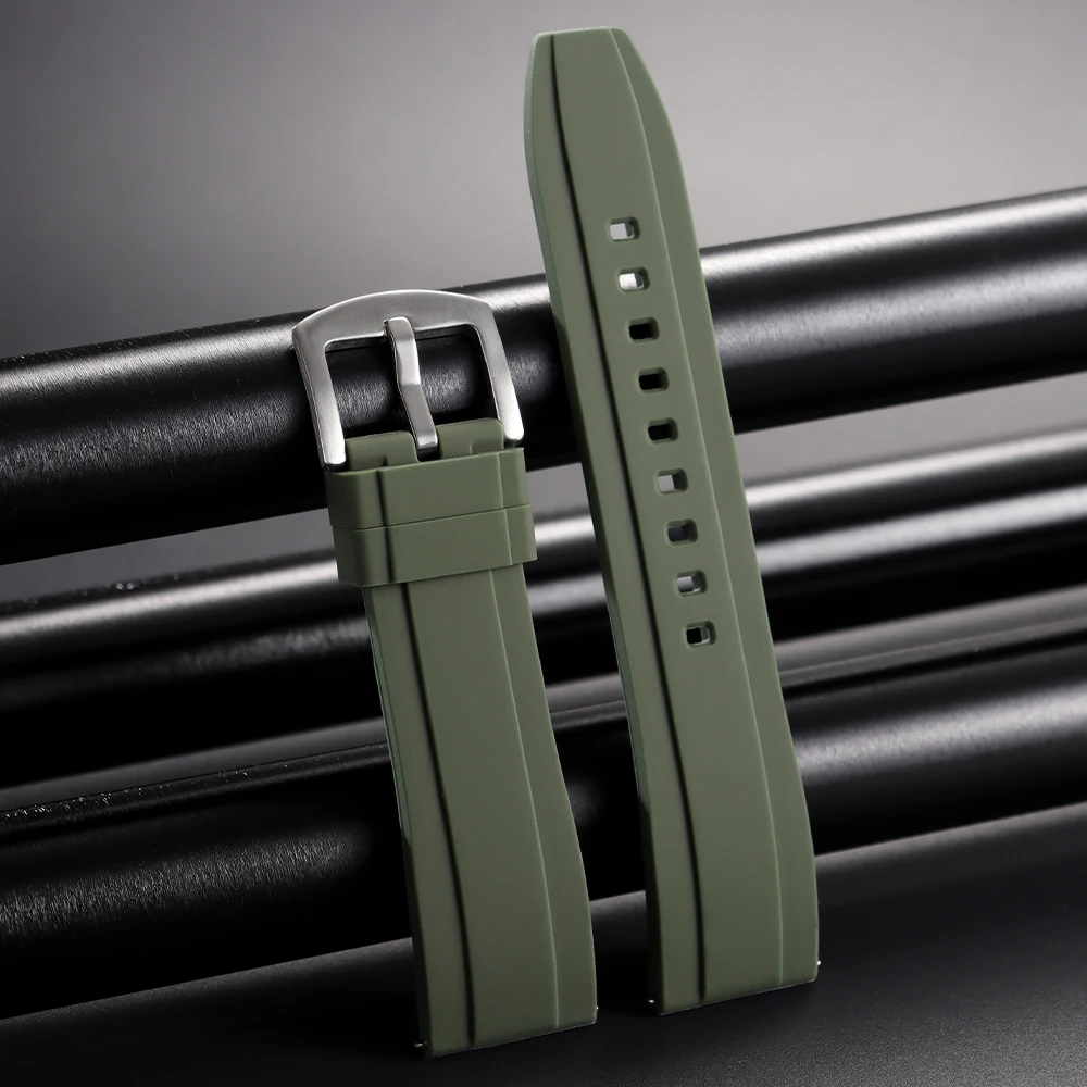 Universal Quick Release Waterproof Silicone Sport Watch Band