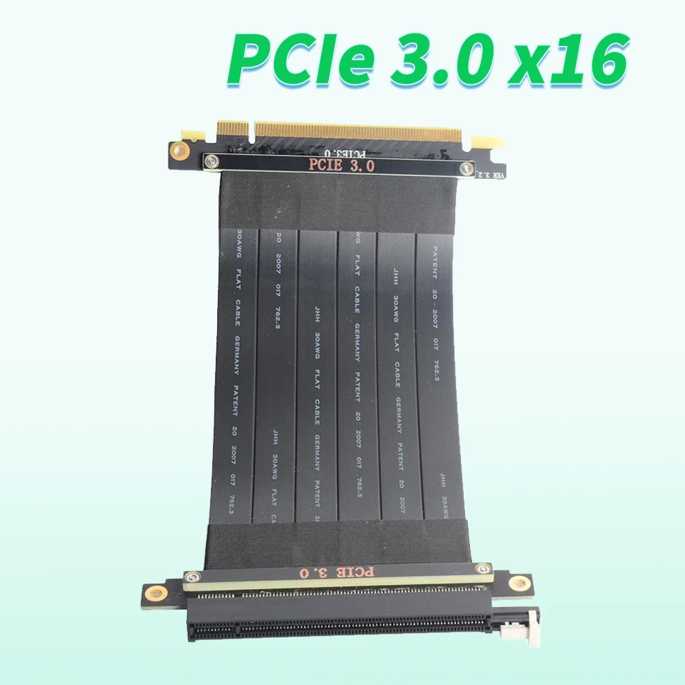 

PCI-E X16 to 16X 3.0 Male to Female Riser Extension Cable Graphics Card Computer Chasis PCI Express Extender Ribbon 128G/Bps