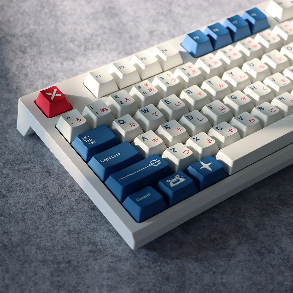 Teclas Mecânicas do Teclado Sublimação de Tintura Pbt Interruptor mx com 6.5u 7u Shift 138 Teclas Perfil Cereja Gmk a