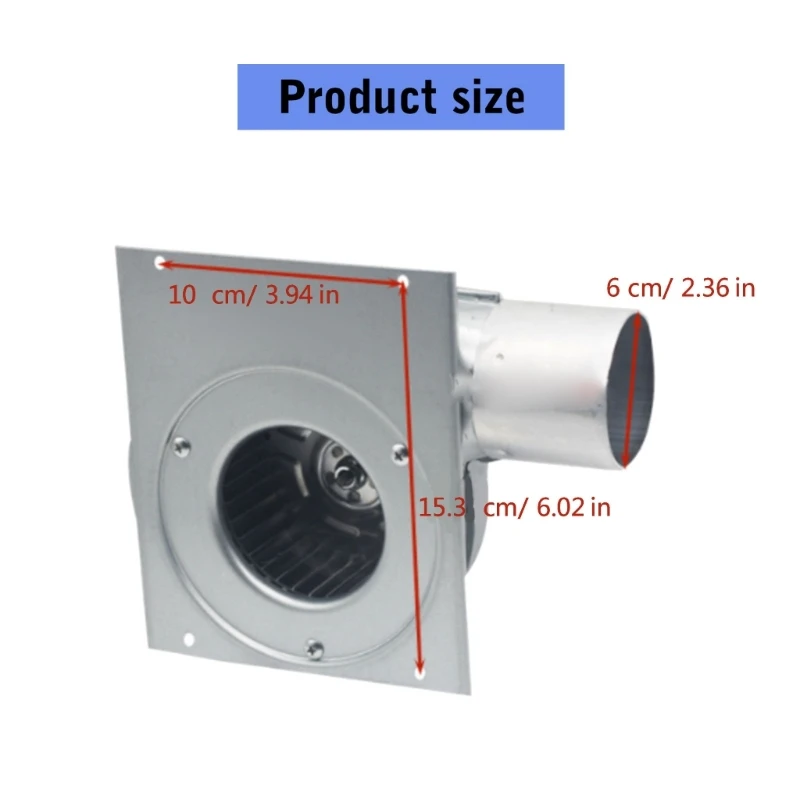 Upgrades Heavy Duty 35W 2000RPM Blower Iron Construct Metal Cooling Fan Perfect for Inflatable Items and Electrical Appliances