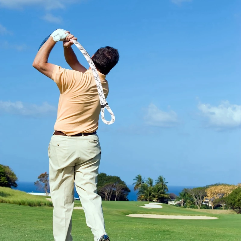 

Golf Swing Trainer Practice Rope, Golf Practice Supplies, Portable Golf Practice Swing Trainer