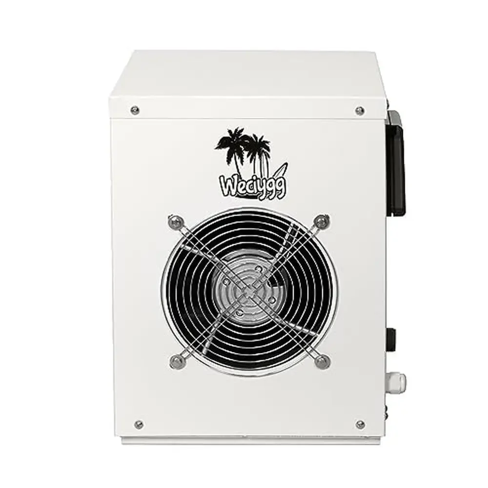 Electric Swimming Pool Heat Pump 12000 BTU Above Ground Pools 3.5 kW Titanium Exchanger 110V 60Hz Child Lock Fast Installation