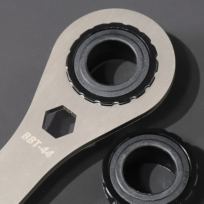 Lebycle MTB Road Bike Stainless steel Bottom Bracket Wrench Bicycle Bottom diameter 39/40.5/44/46/50MM BB Removal Tool Wrench