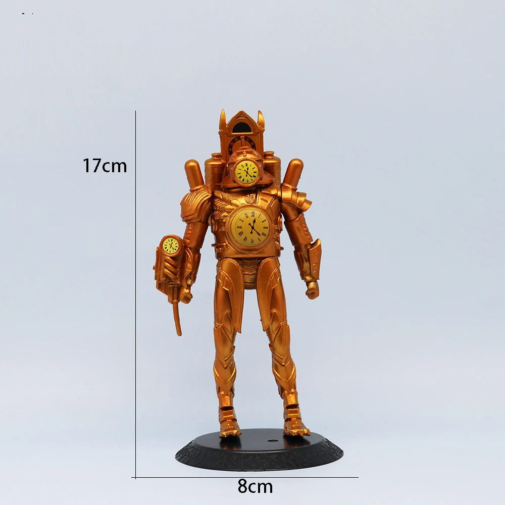 Skibidi toalete ouro titãs relógio broca homem figuras camaman