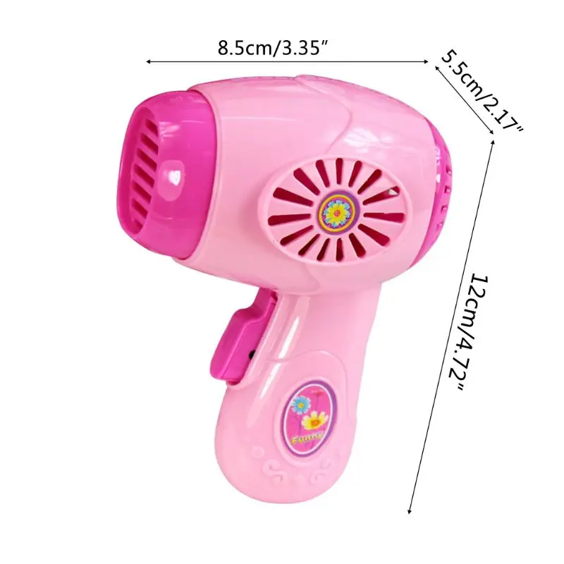 

Y1UB Children Kid Boy Girl Mini Kitchen Electrical Appliance Hair Dryer Toy Set Early