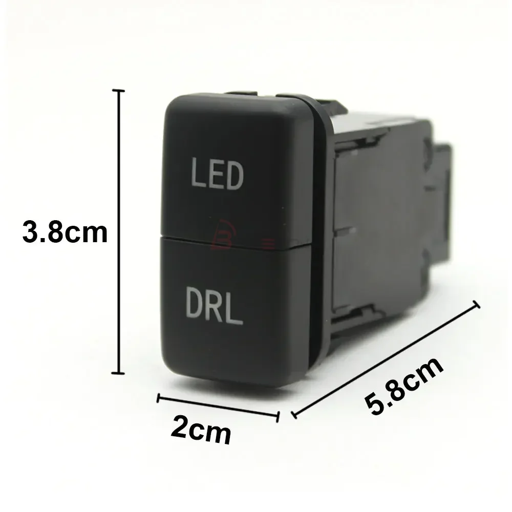 1Pc Car LED Light DRL Power Horn Mirror Heating Garage Door Double