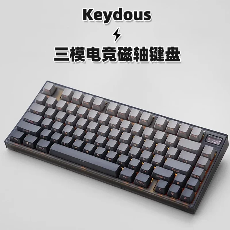

keydous NJ80-CP 3Mode Gamer Keyboard Wireless Mechanical Keyboard Magnetic Swich Customization RGB Blacklight Gaming keybords