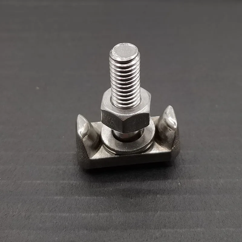 Batterie T‑Bolt, 4Pcs Bornes De Batterie T-Boulon En Acier Inoxydable, Borne De Batterie De Voiture, M6 Connecteurs De Borne Batterie De Voiture Tendeur, Remplacement Pour Bateau Marin Voiture