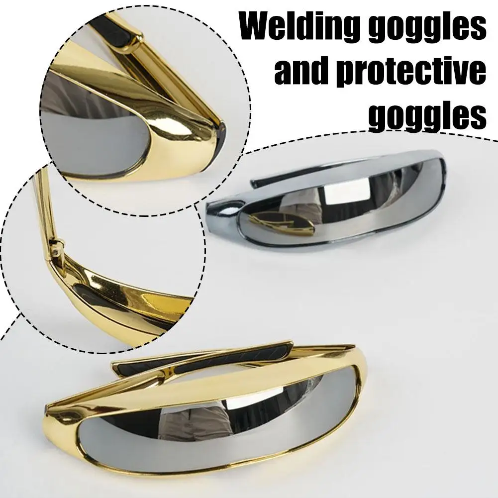 Protective One-Piece Mirror Welding Goggles Portable Anti-Glare Protective Glasses UV Goggles For Welders Z3Y3