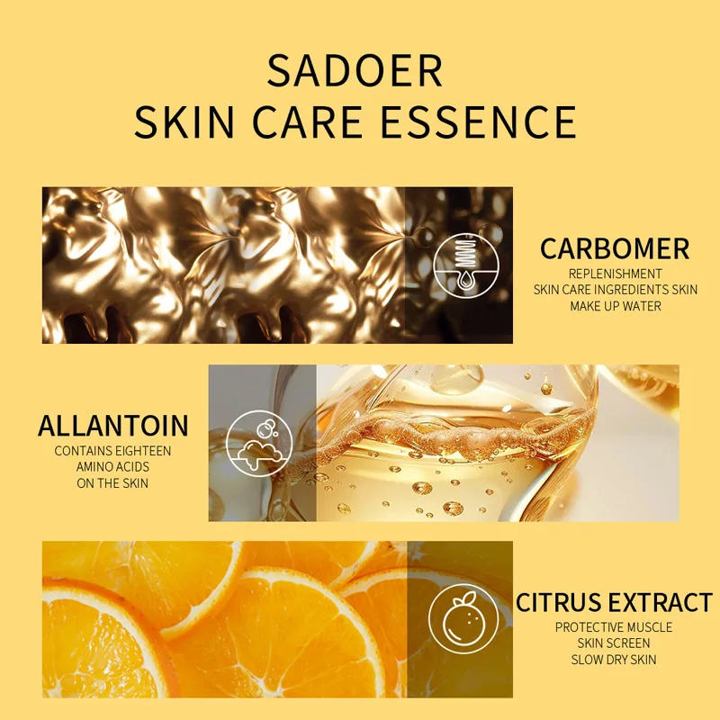 30pcs SADOER Vitamin C Sleeping Facial Masks Face skincare Moisturizing Brightening Firming Hydrating Face Mask Facial Skin Care