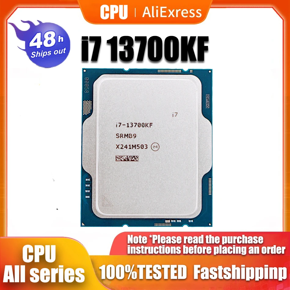 Nuovo Processore Cpu Intel Core I7 13700Kf 3.4Ghz 16-Core 24-Thread 10Nm L3 = 30M 125W Lga 1700
