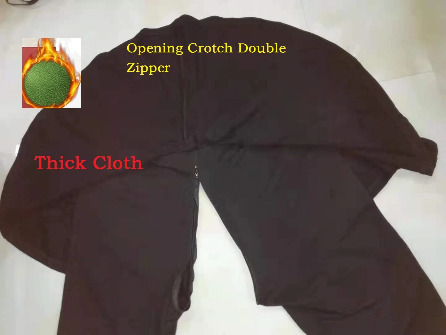 Outdoor Sex Convenient Pant Women Full Zipper Open Crotch Skirt  High Waist Leggings Female Open Zipper Black Sexual