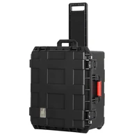 Plastic Box Waterproof Suitcase for Work Tool Pull Rod Hard Case Tool Box Multifunctional Camera Instruments Shockproof Suitcase 1