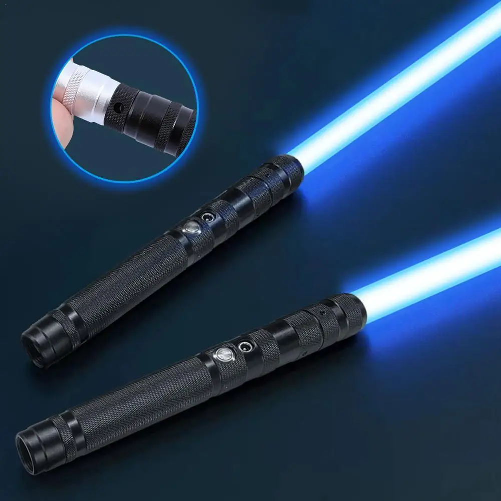 Lichtschwert Schwere Dueling LED Flash Stick Laser Schwert Metall Griff 