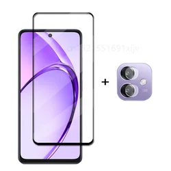 Premium Full Cover Tempered Glass Screen & Camera Protector for ForOPPO A3 (1 Glass and 1 Lens)