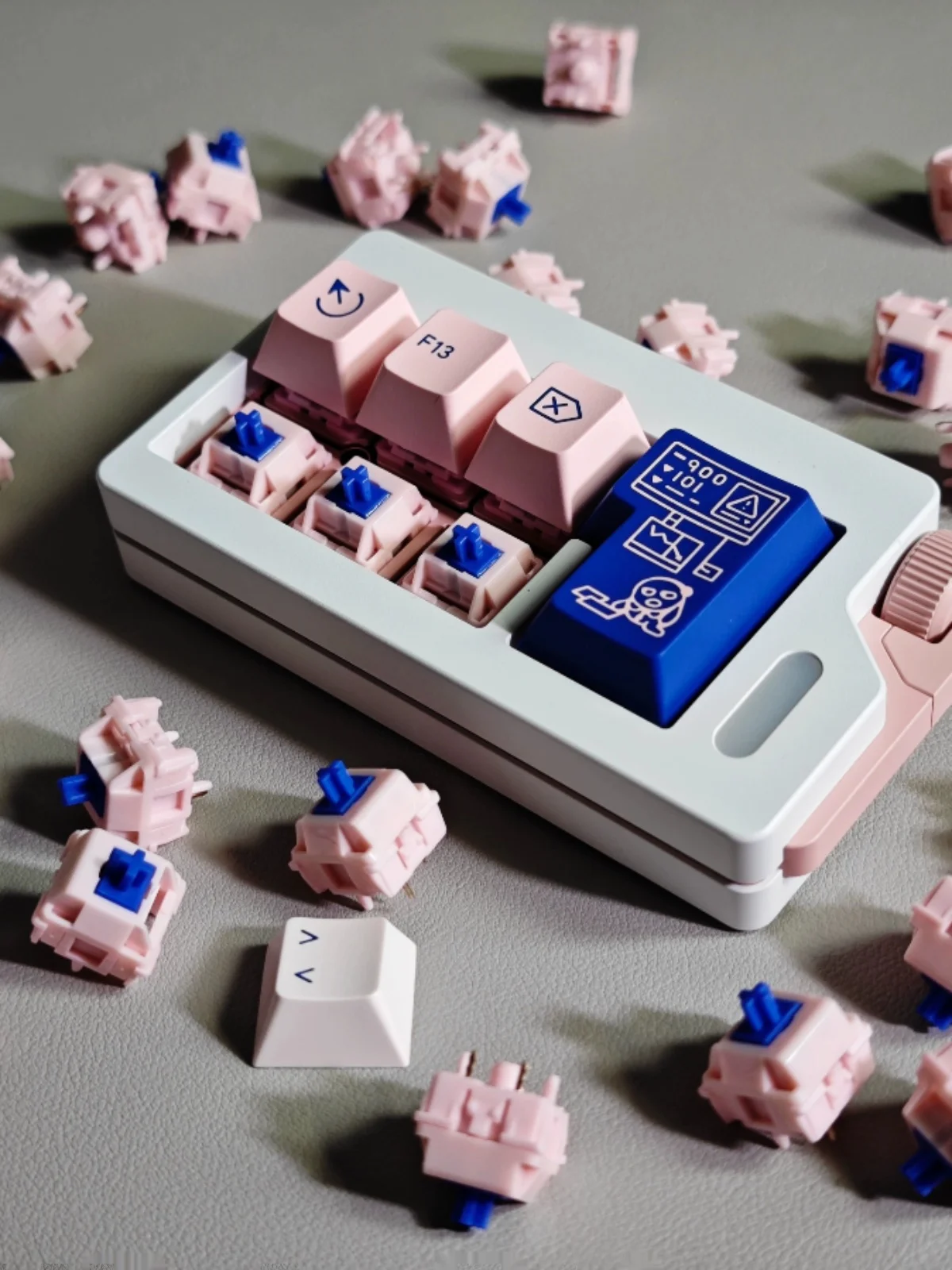 Keebox-switches Teclado Mecânico Little Emo Hifi Rock Sounding Teclado Linear