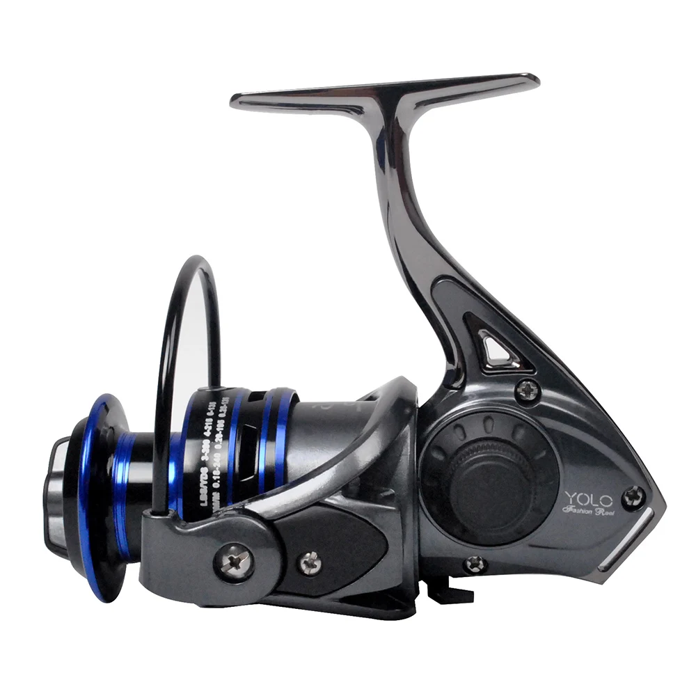 

9+1BB Spinning Fishing Reel Saltwater Freshwater Stainless Steel CNC Aluminum Spool 5.1:1 2000 3000 4000 Smooth Bass Trout