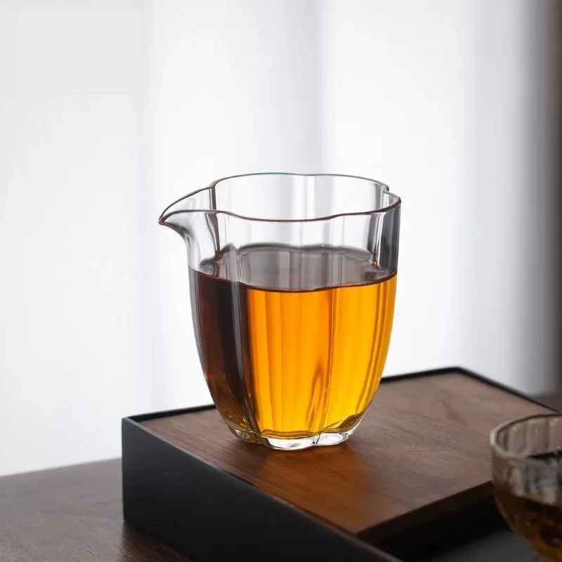 Plum Fair Cup High Borosilicate Glass High Permeability Tea Dispenser Accessories Glass Tea Set