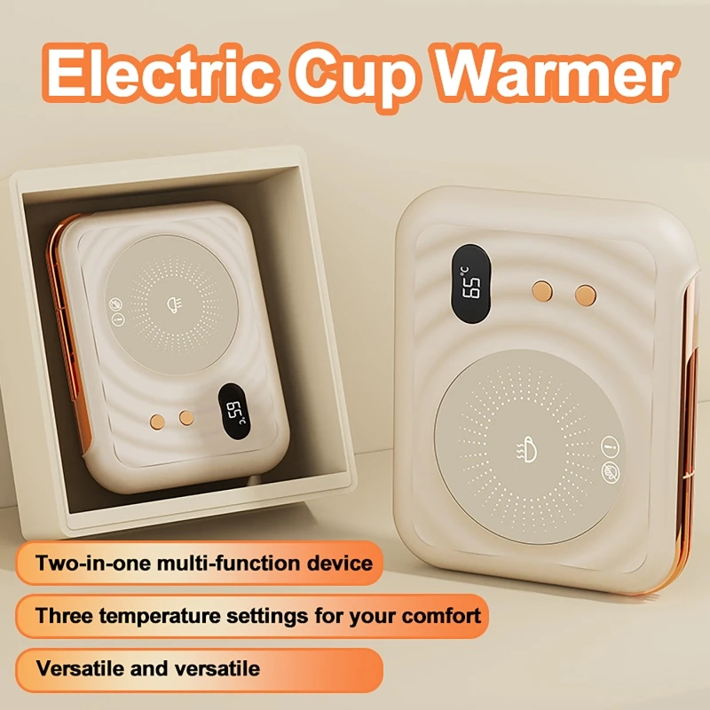 Electric Mug Warmer with Temperature Display - Rapid Heating