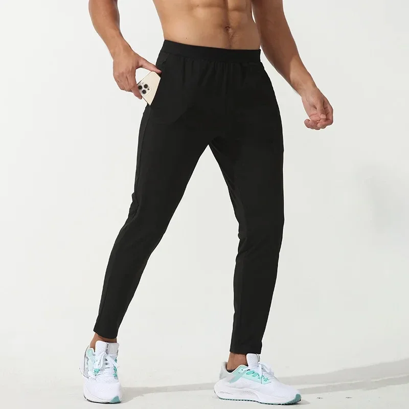 Training Pants Men Sweatpants Zip Pockets Loose Fitness Running Long Pants Plus Size Jogging Casual Outdoor Training Gym Trouser casual pants sports pants casual sports pants