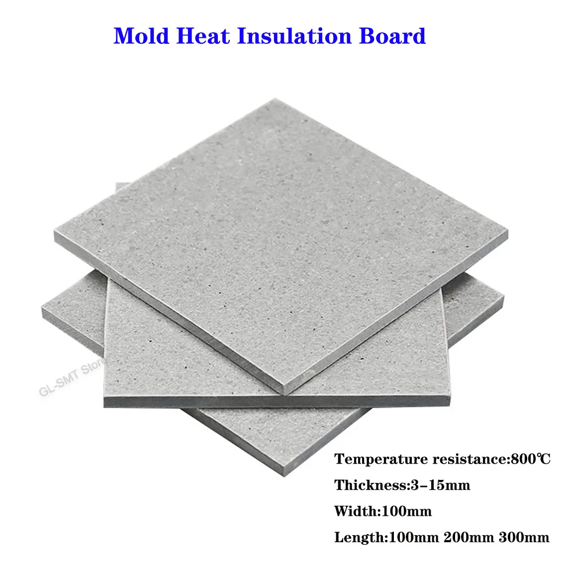 1PcsMoldHeatInsulationBoard800DegreeHighTemperatureThick3