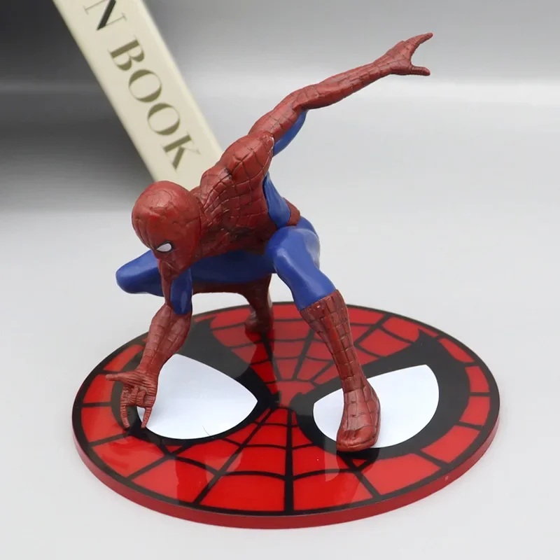 

Marvels Spidermans movie Model Plate Car Decoration Doll birthday toy gift PVC model decoration Action Figure Toys Gift