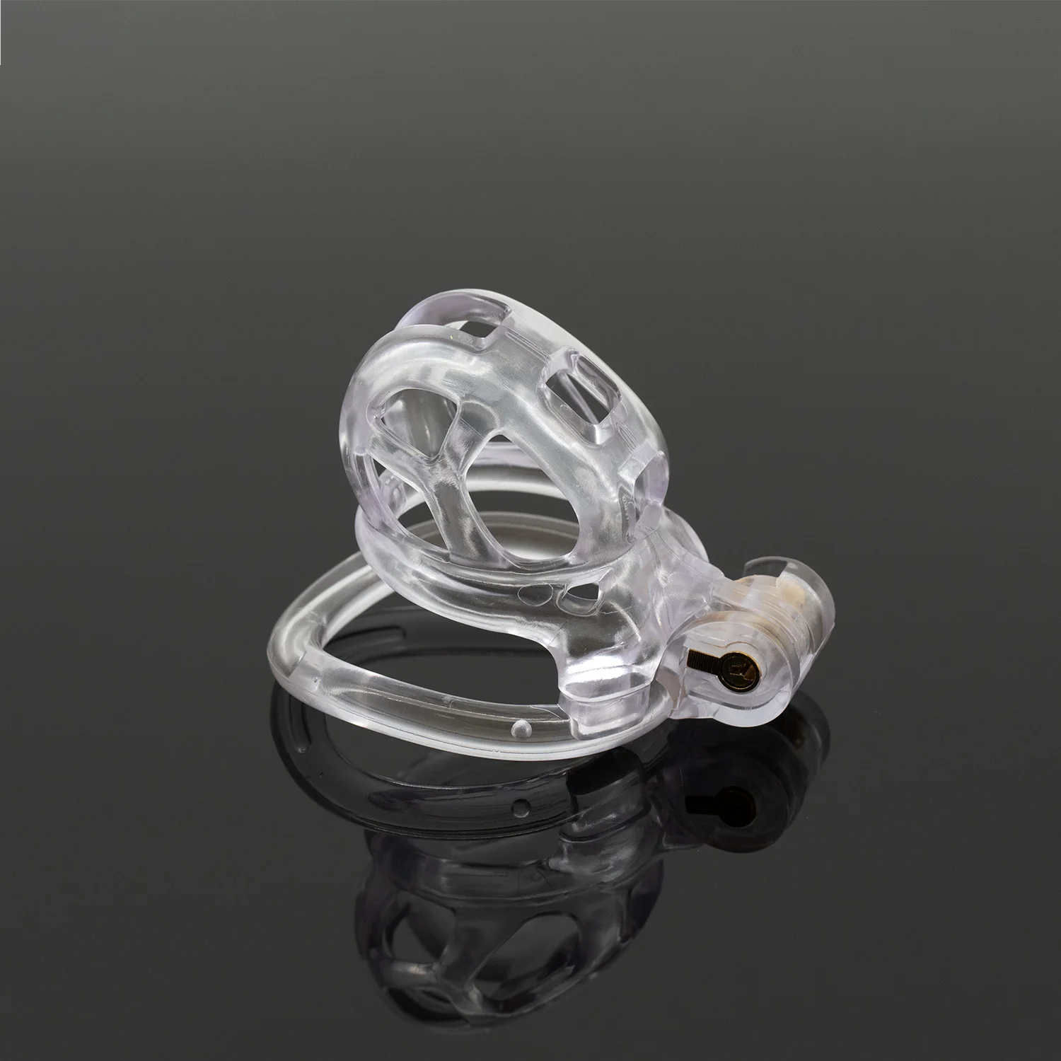 Penis Chastity Cage Chastity Lock Sex Toy Chastity Cage Accessory Male Female Sex Toy Male Chastity Device Colourful Gay Mini Cage With 4 Size Ring