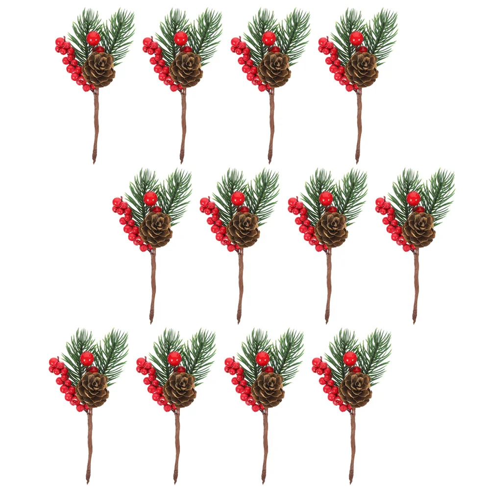 

Floral Picks Artificial Pine Cone Xmas Tree Decorations Simulation Plant Ornament