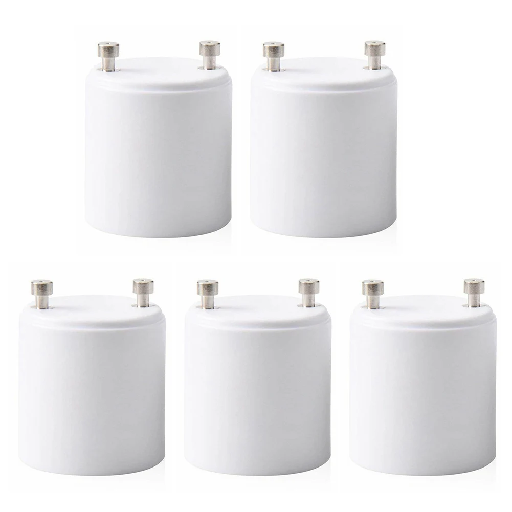 5pcs GU24 To E26 E27 Screw LED Light Lamp Bulb Base Adapter Socket Converter Adaptor Lamp Holder Retrofit Lighting Accessories